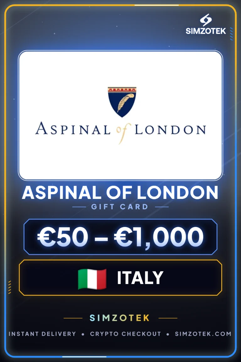บัตรของขวัญ Aspinal of London (อิตาลี)