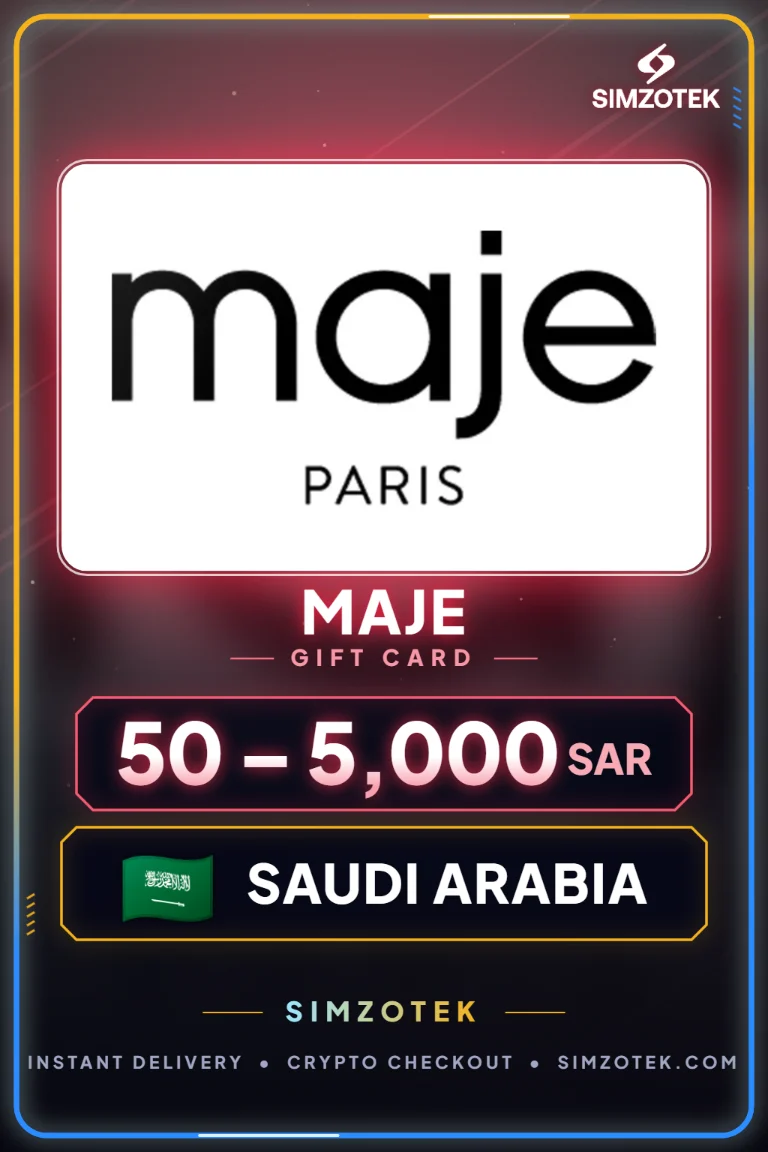 Tarjeta de regalo Maje (Arabia Saudí)