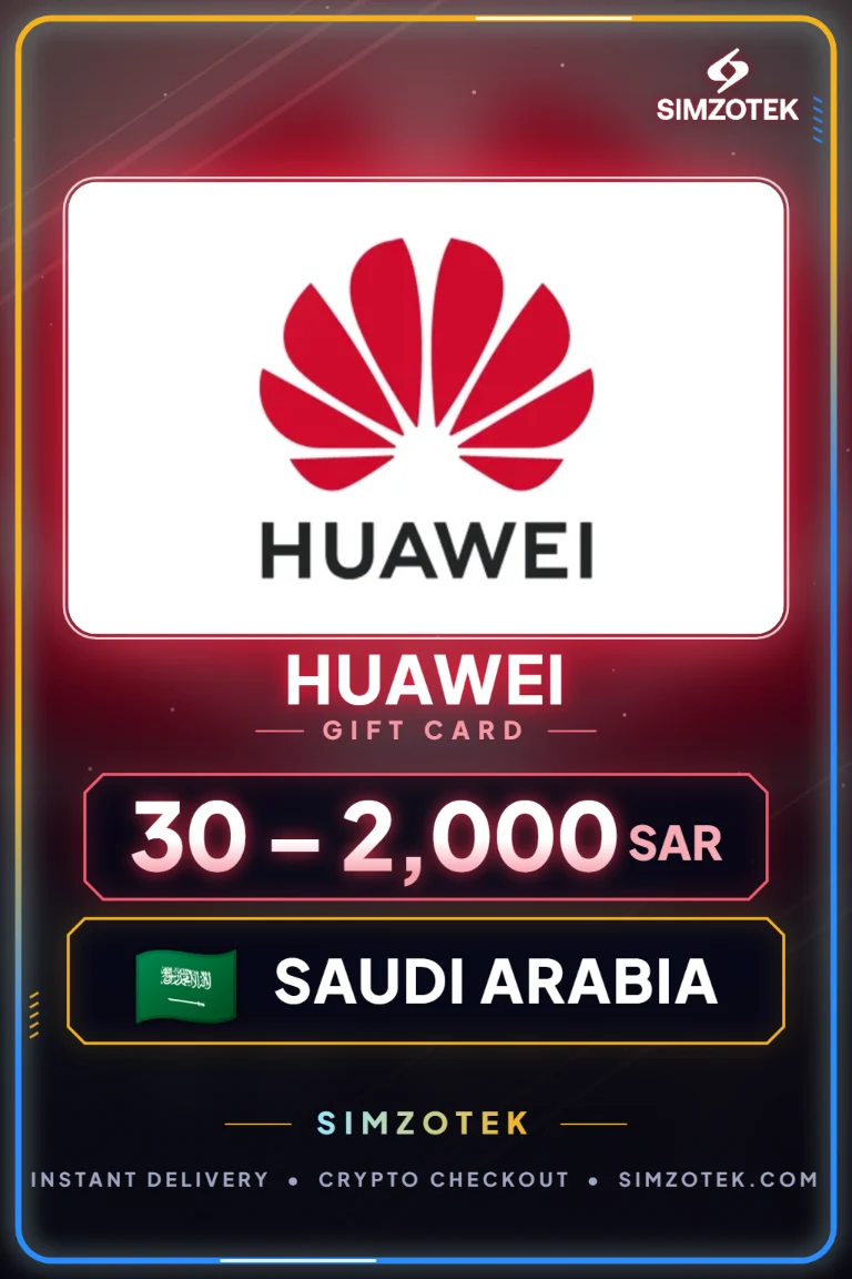 Carta regalo Huawei (Arabia Saudita)