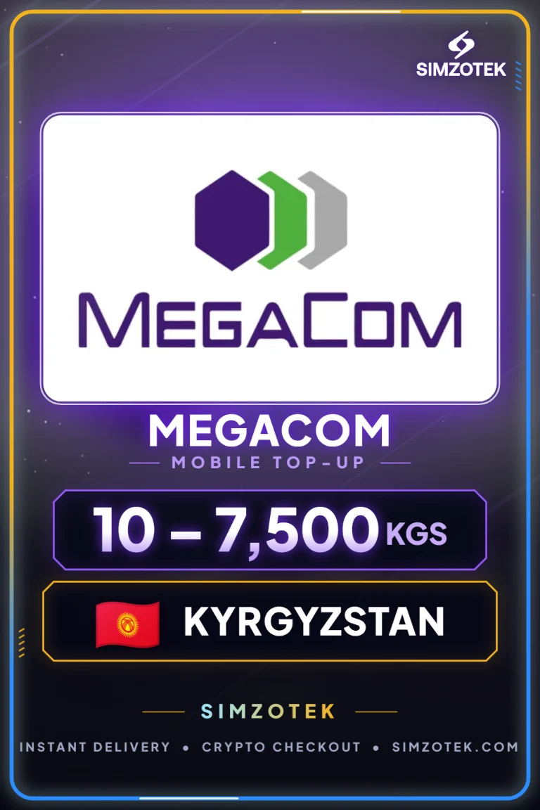 Megacom Mobile Top-Up (Kyrgyzstan)
