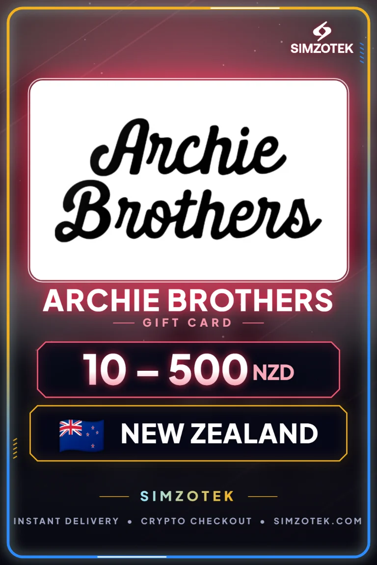 Archie Brothers Gift Card (New Zealand)