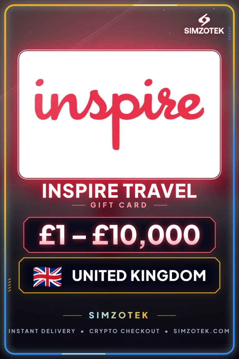 Inspire Travel Geschenkkarte (Vereinigtes Königreich)