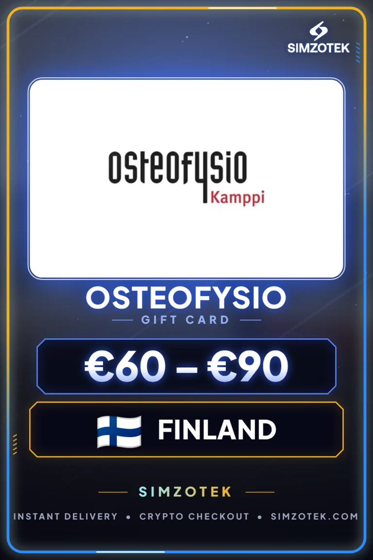 Card cadou Osteofysio (Finlanda)