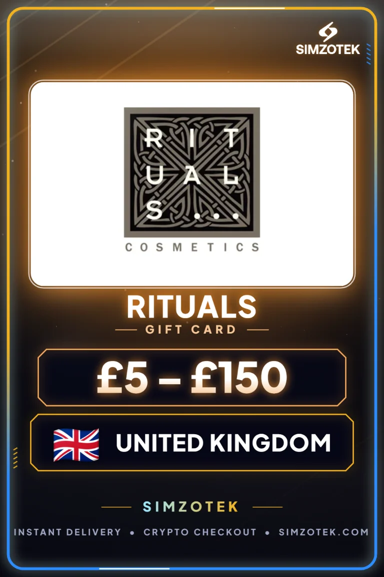 Card cadou Rituals (Regatul Unit)