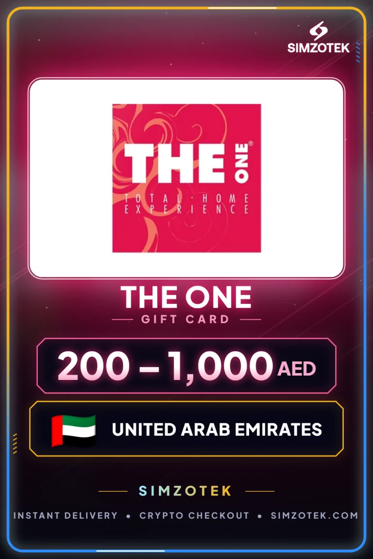 THE One Geschenkkarte (Vereinigte Arabische Emirate)