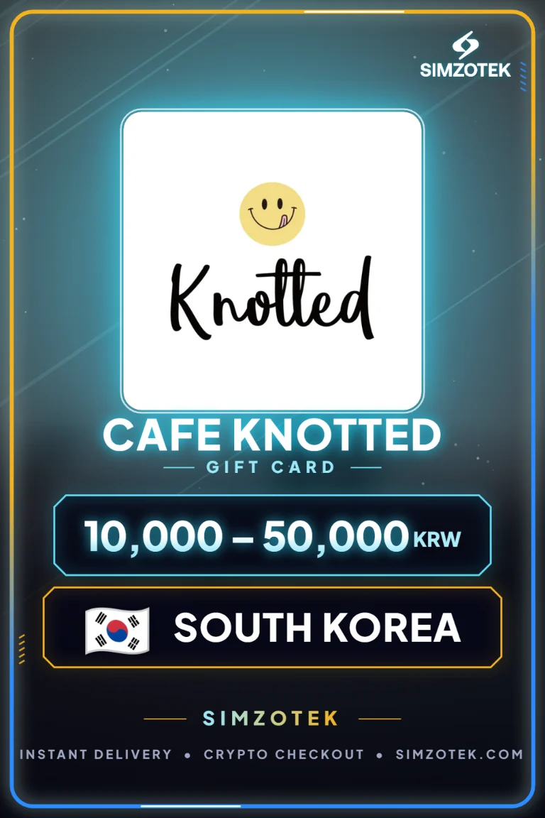 Cafe Knotted 기프트카드 (대한민국)
