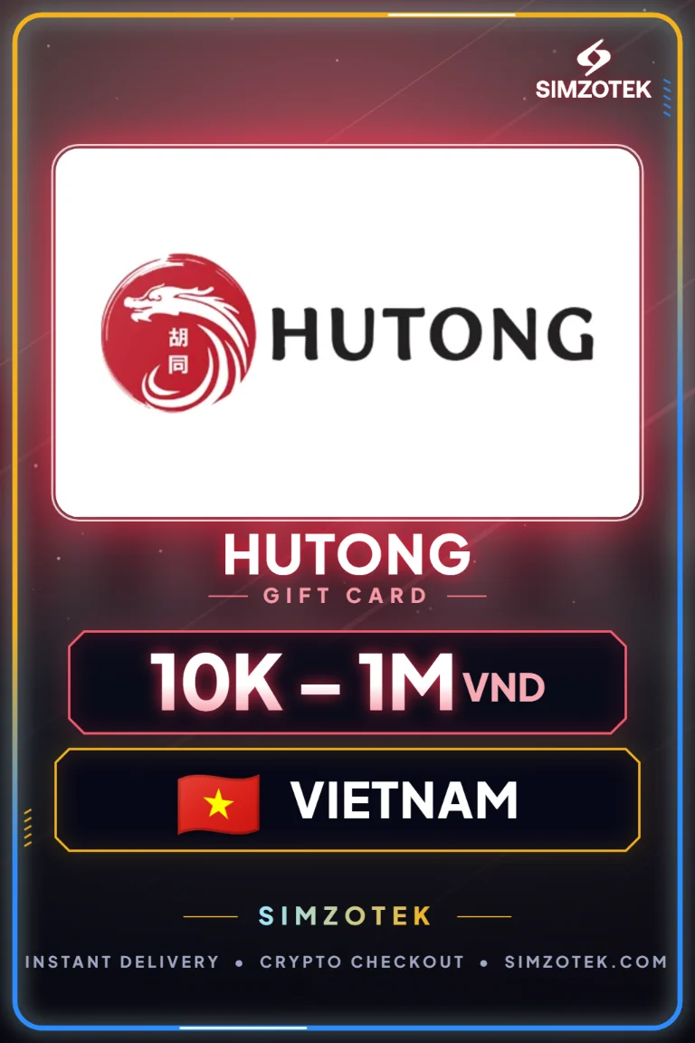 Hutong dovanų kortelė (Vietnamas)