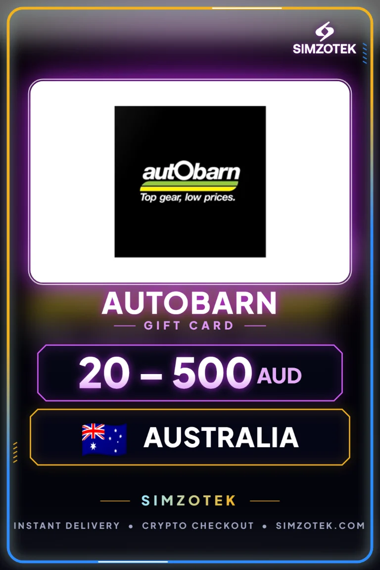 Dárková karta Autobarn (Austrálie)