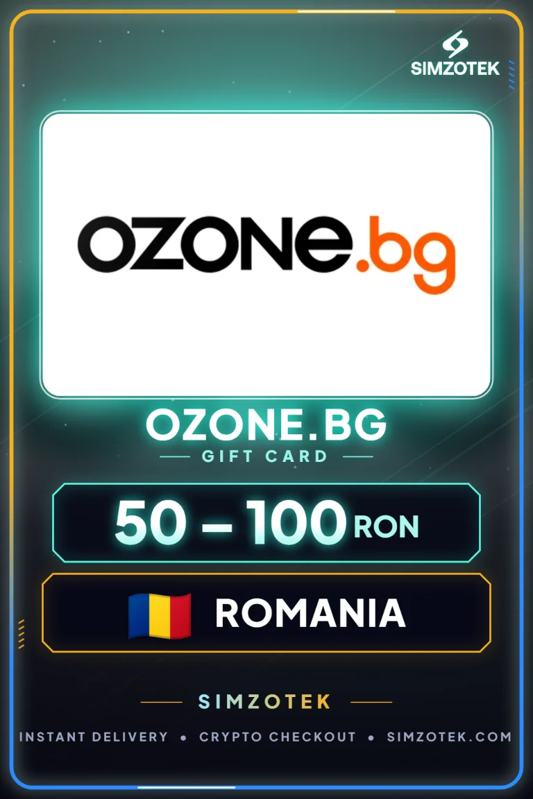 Dárková karta Ozone.bg (Rumunsko)