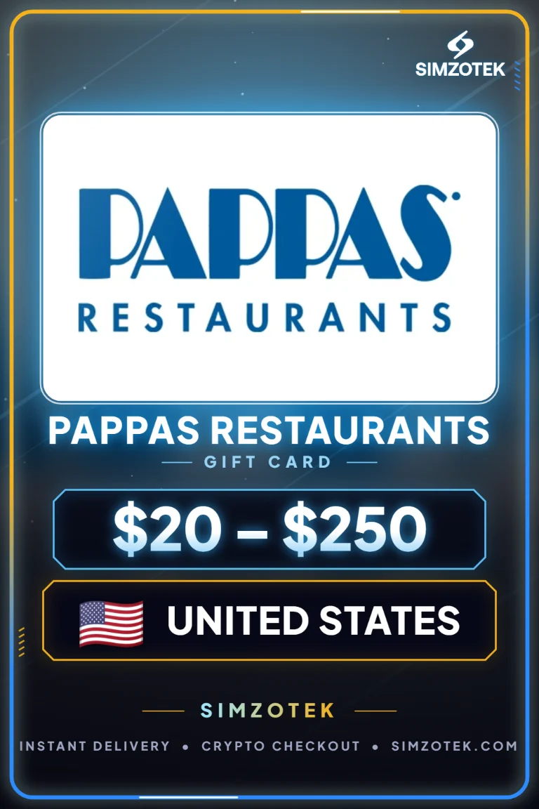 Karta podarunkowa Pappas Restaurants (Stany Zjednoczone)