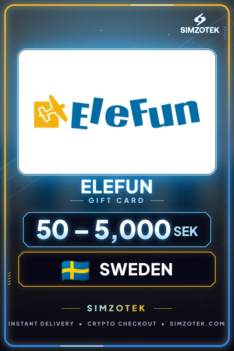 Elefun Geschenkkarte (Schweden)