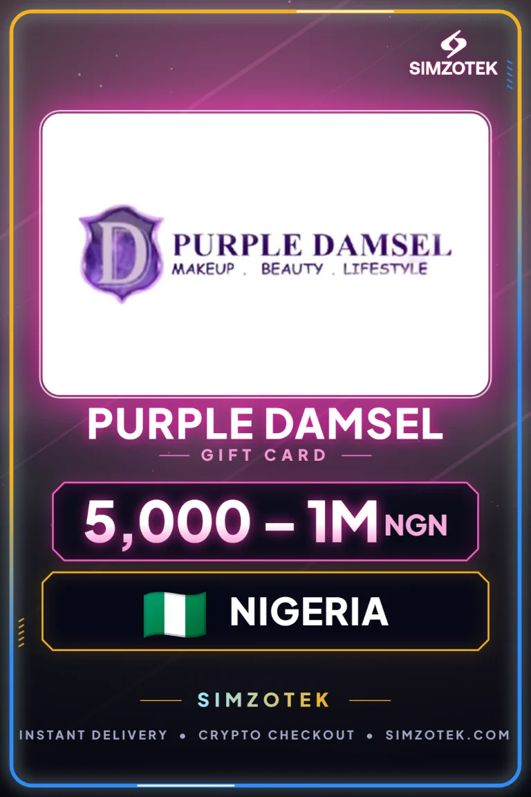 Purple Damsel Gift Card (Nigeria)