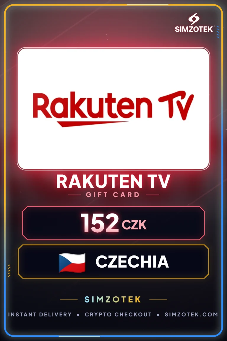 Rakuten TV Geschenkkarte (Tschechien)