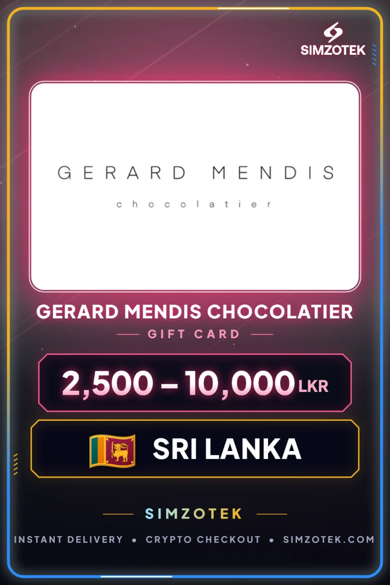 บัตรของขวัญ Gerard Mendis Chocolatier (ศรีลังกา)