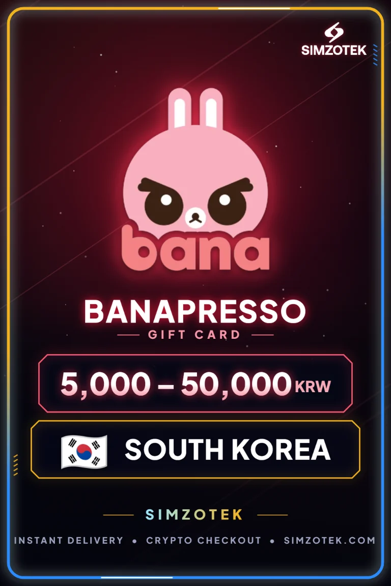 Banapresso Gift Card (South Korea)