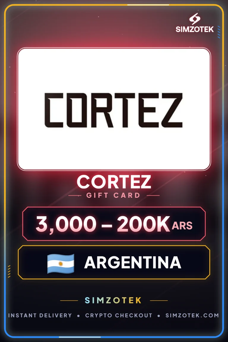 Karta podarunkowa Cortez (Argentyna)