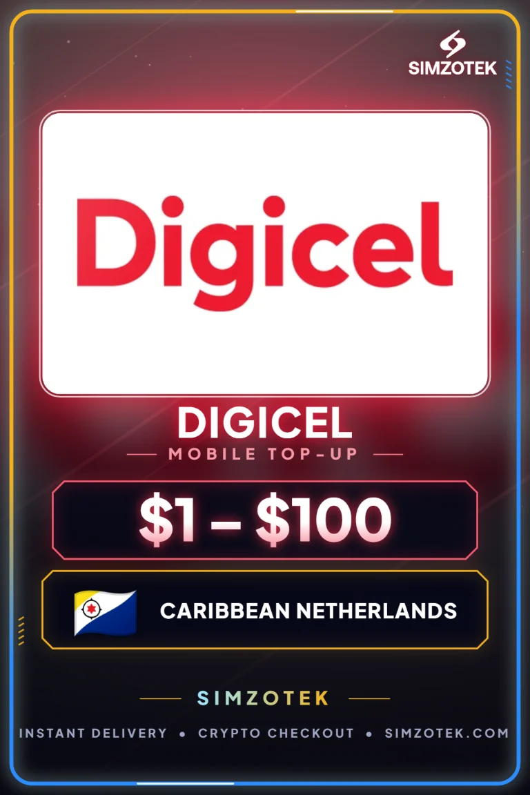 Digicel Mobile Top-Up (Caribbean Netherlands)