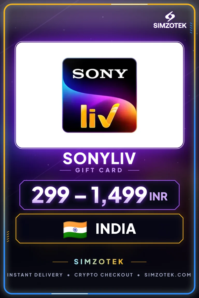 Поклон картица SonyLIV (Индија)