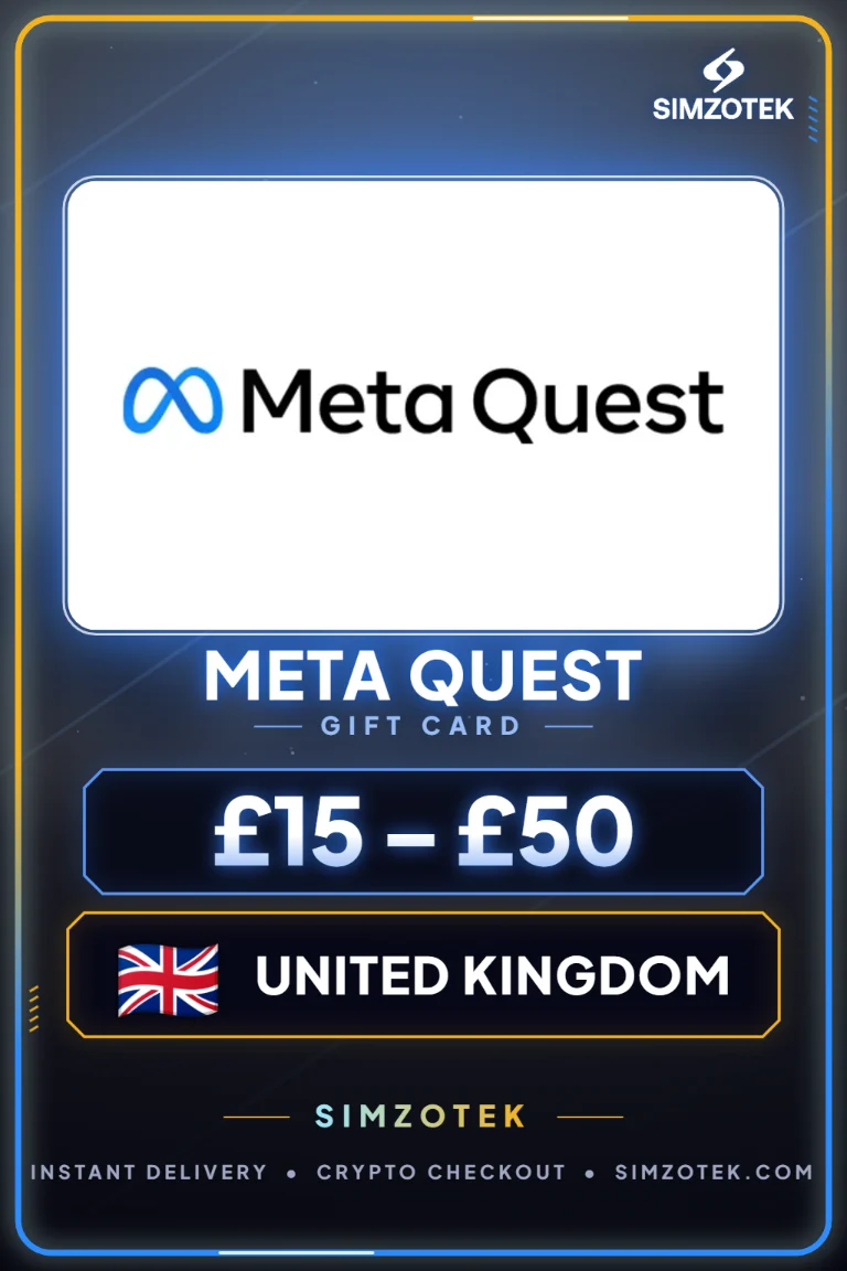 بطاقة هدايا Meta Quest (المملكة المتحدة)