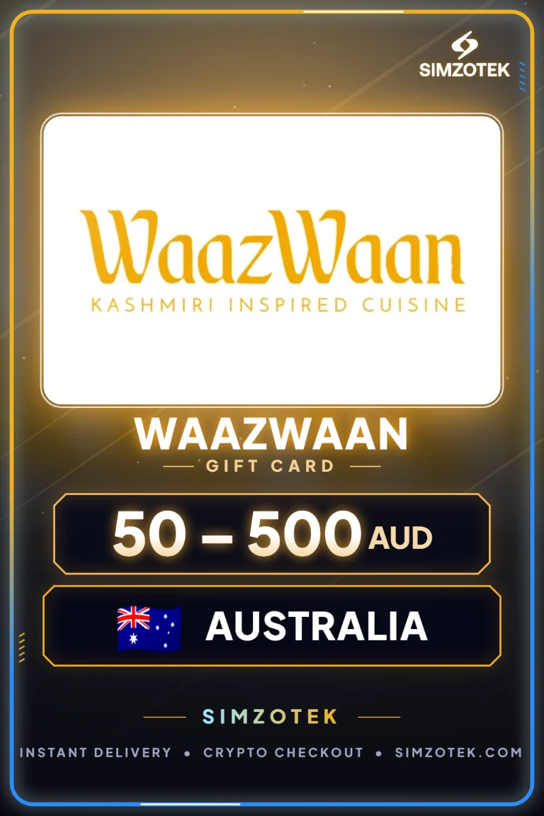 WaazWaan Gift Card (Australia)