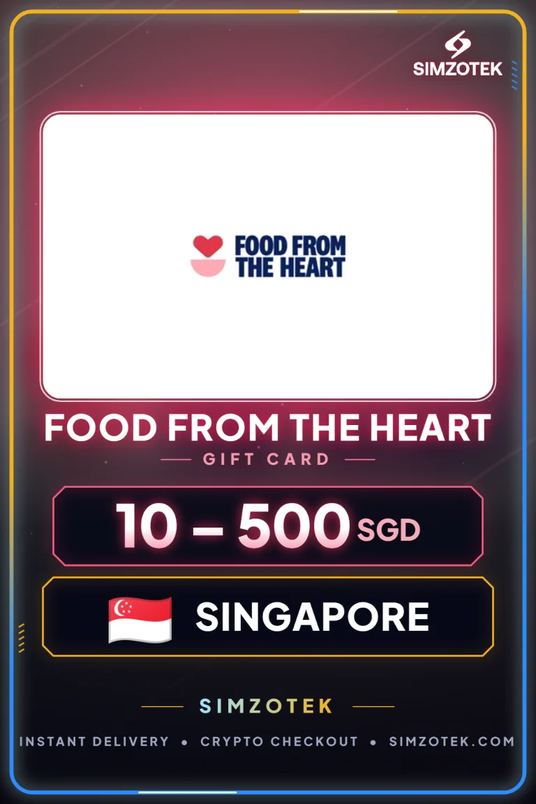 Carta regalo Food from the Heart (Singapore)