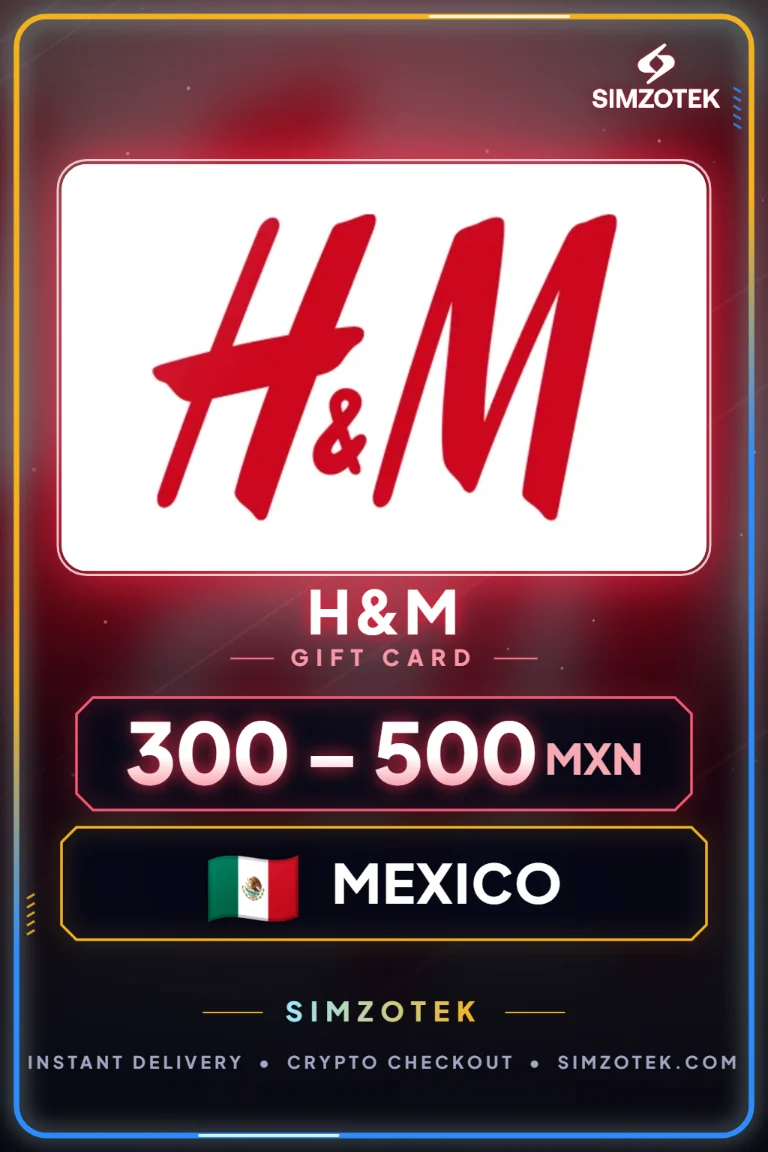 Card cadou H&M (Mexic)