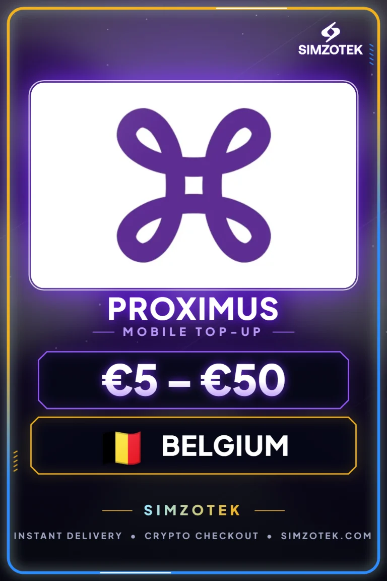 Kod doładowania Proximus (Belgia)