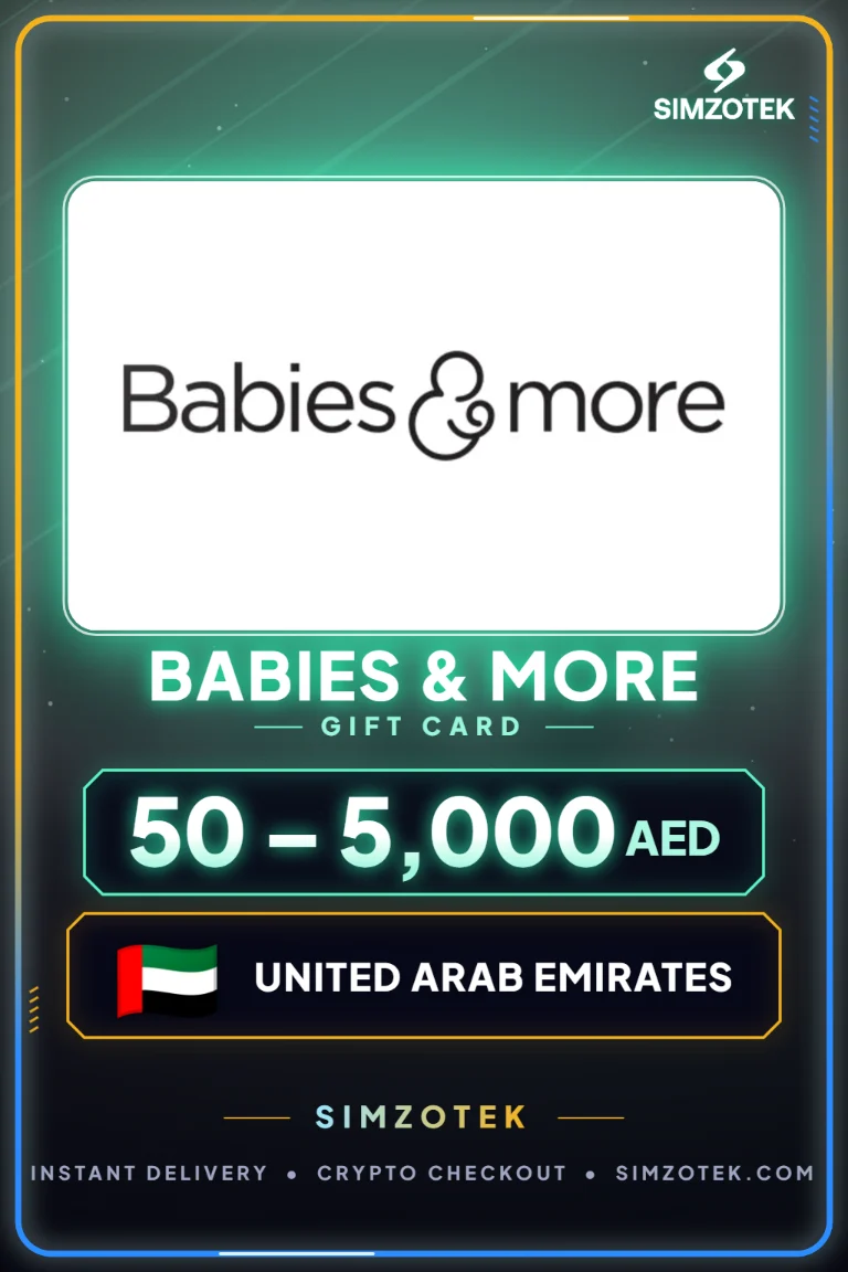 Karta podarunkowa Babies & More (Zjednoczone Emiraty Arabskie)