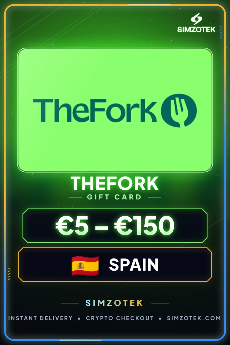 Dárková karta TheFork (Španělsko)
