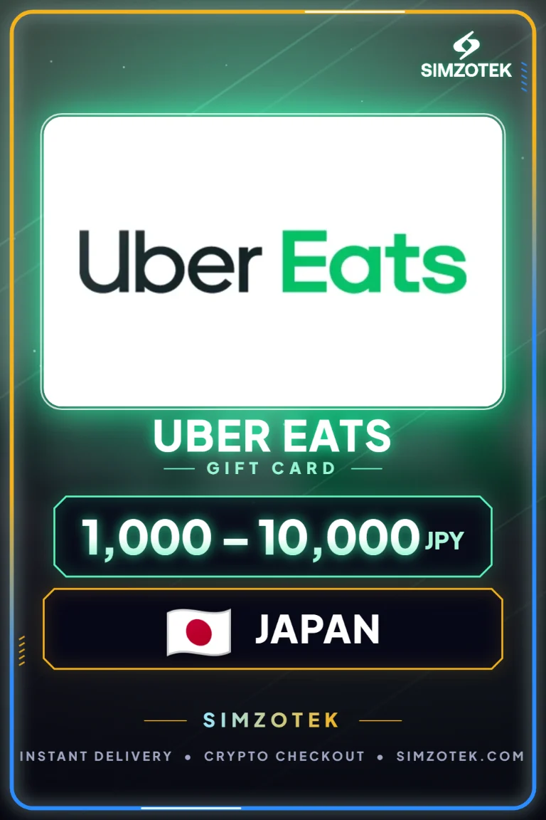 Uber Eats Geschenkkarte (Japan)