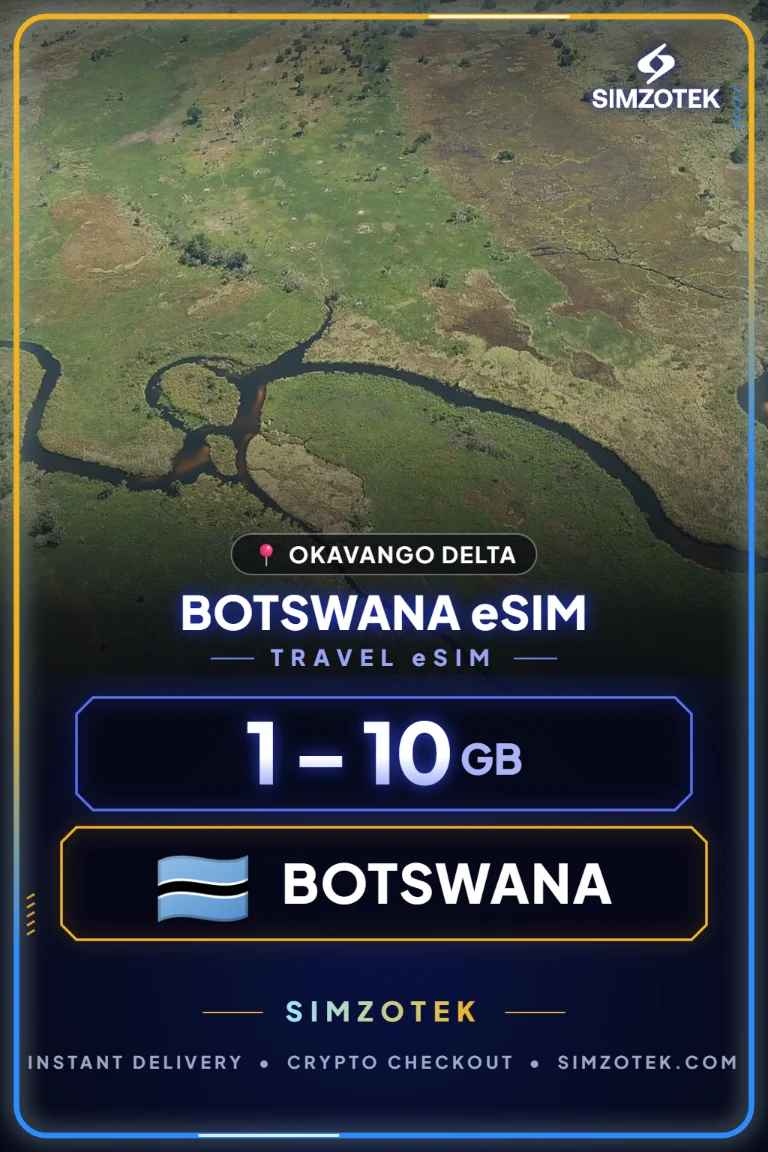 Botsuana eSIM – Datentarife