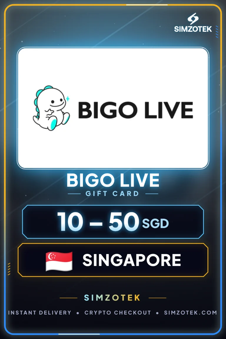Bigo Live Geschenkkarte (Singapur)