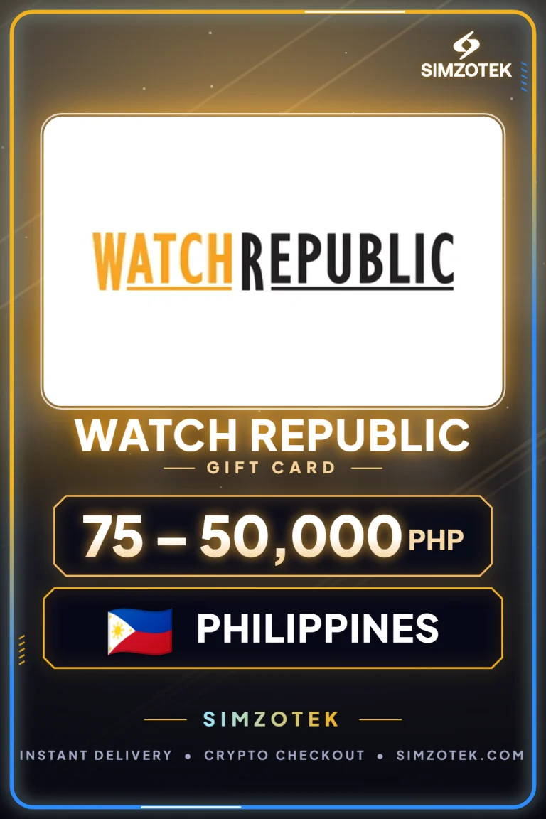 Dárková karta Watch Republic (Filipíny)