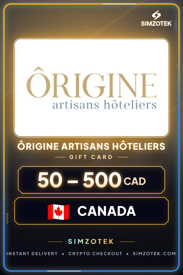 Carta regalo Ôrigine artisans hôteliers (Canada)