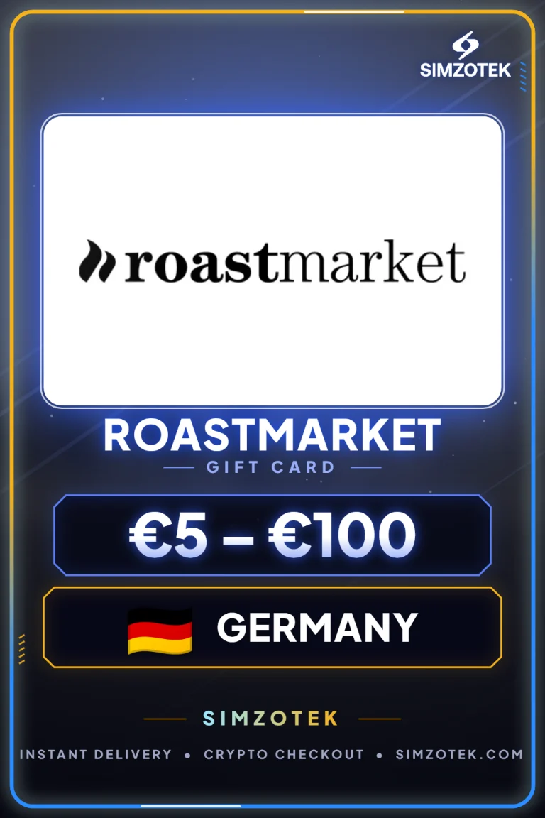 Dárková karta roastmarket (Německo)