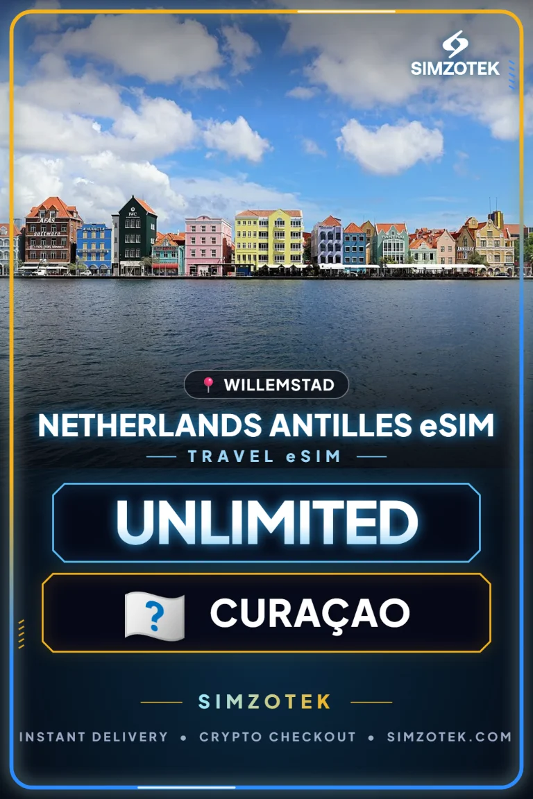 Netherlands Antilles eSIM – Unbegrenztes Datenvolumen