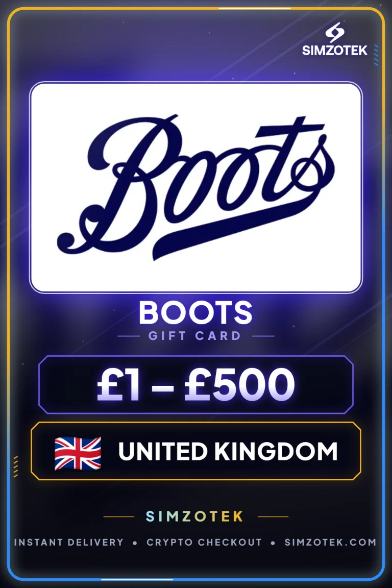 บัตรของขวัญ Boots (สหราชอาณาจักร)