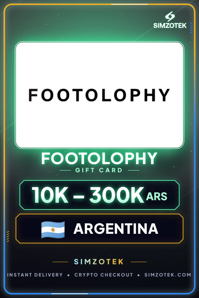 Carta regalo Footolophy (Argentina)