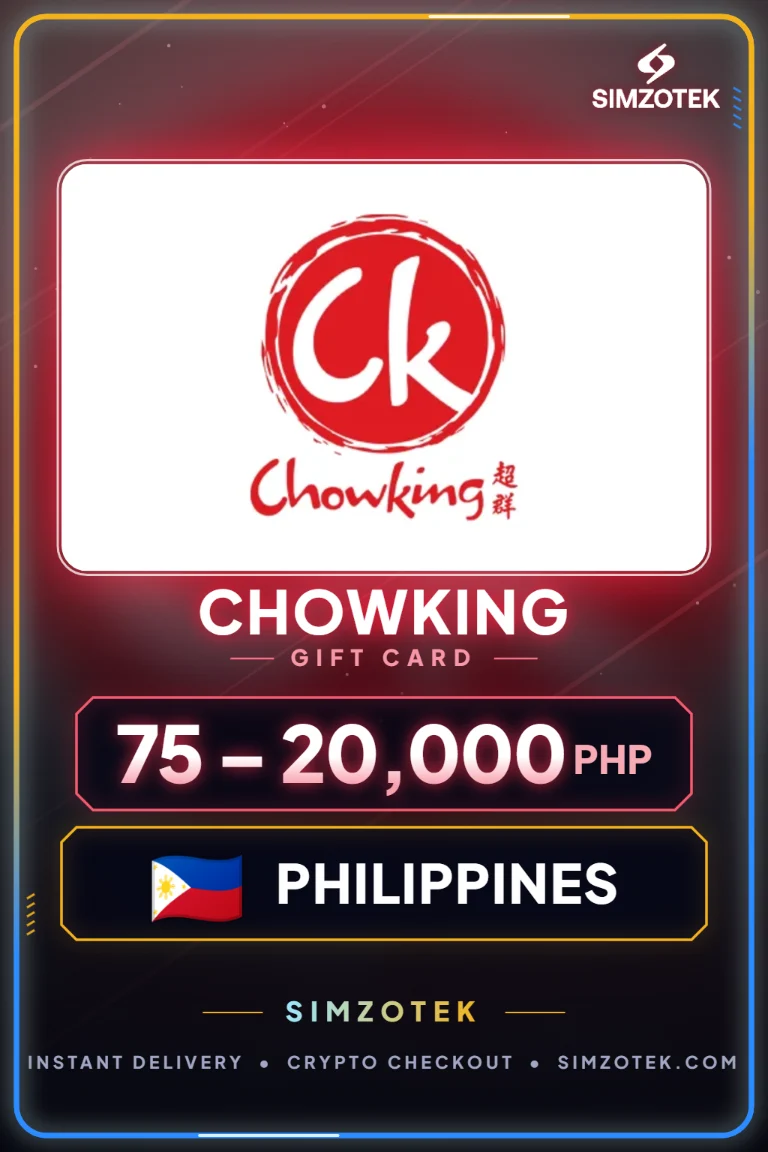 Подарок картичка Chowking (Филипини)
