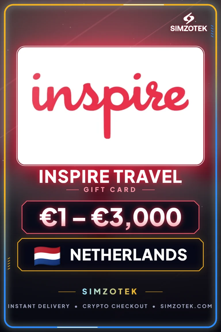 Inspire Travel Gift Card (Netherlands)
