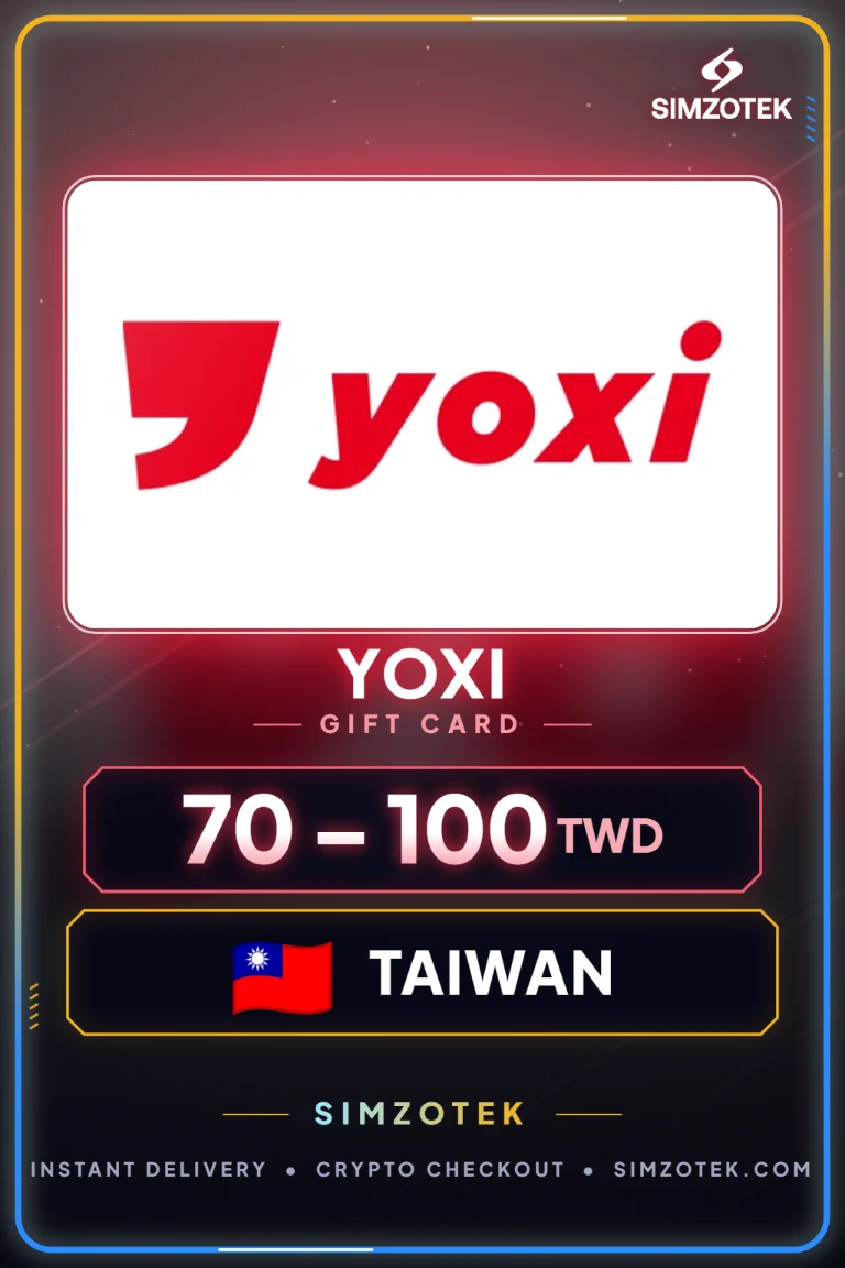 Yoxi Gift Card (ໄຕ້ຫວັນ)