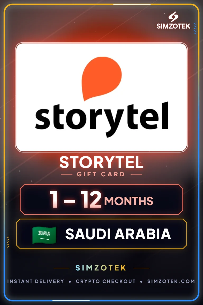 بطاقة هدايا Storytel (المملكة العربية السعودية)