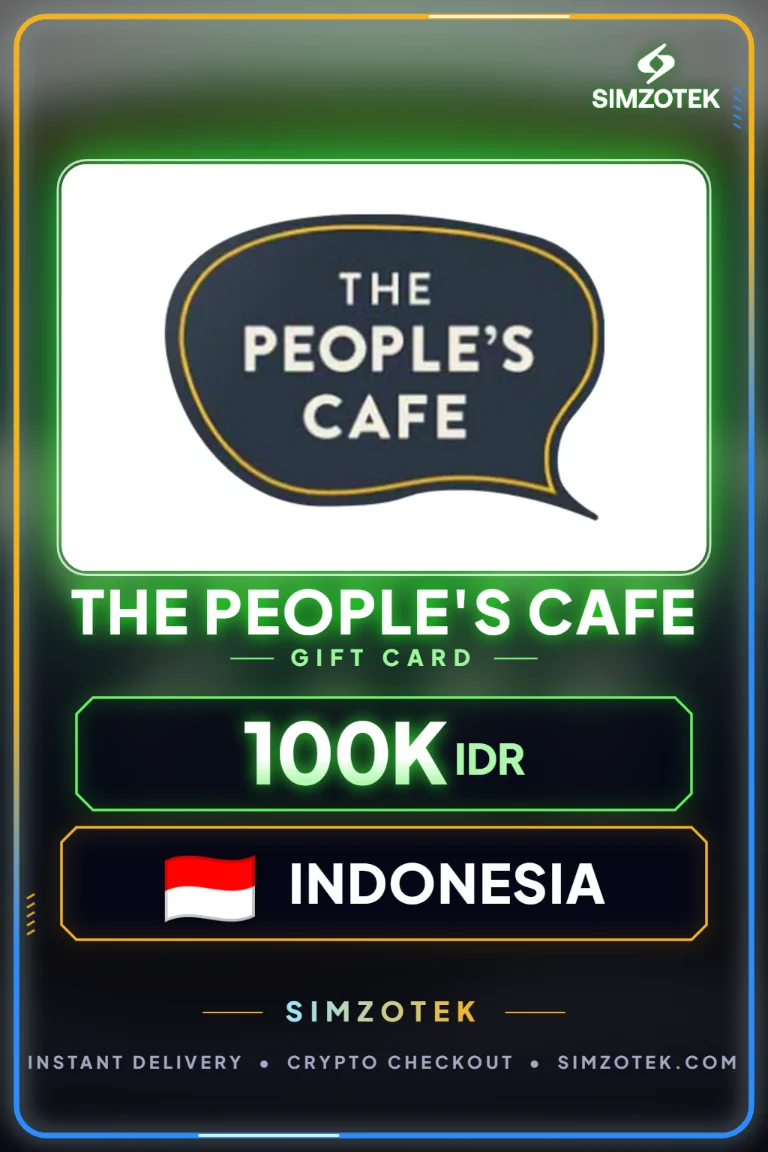 Carta regalo The People's Cafe (Indonesia)