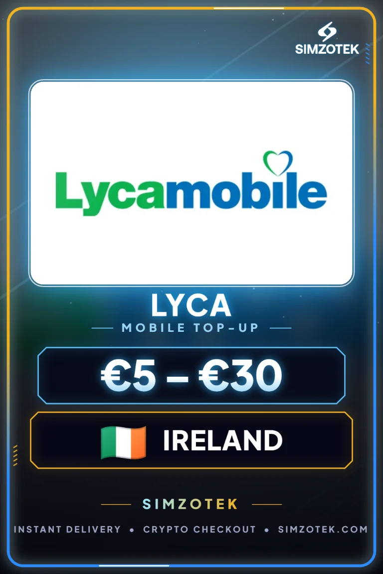 Lyca Prepaid Credit (์์ผ๋๋)