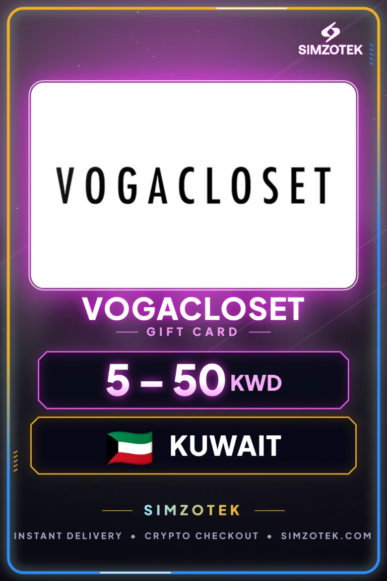 Dárková karta VogaCloset (Kuvajt)