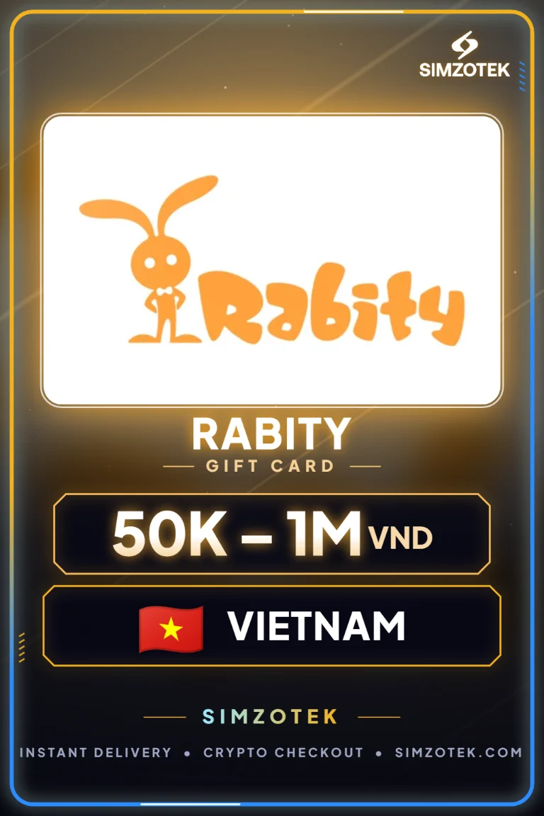 Tarjeta de regalo Rabity (Vietnam)