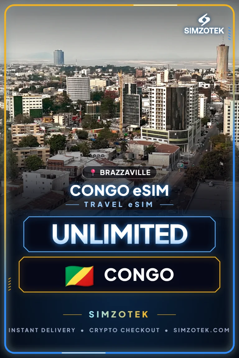 Congo eSIM – Неограничен интернет