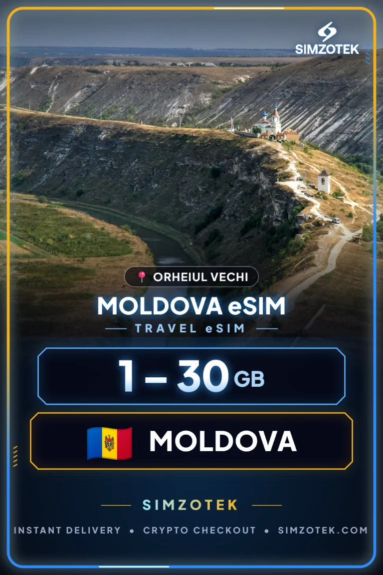 Republik Moldau eSIM – Datentarife