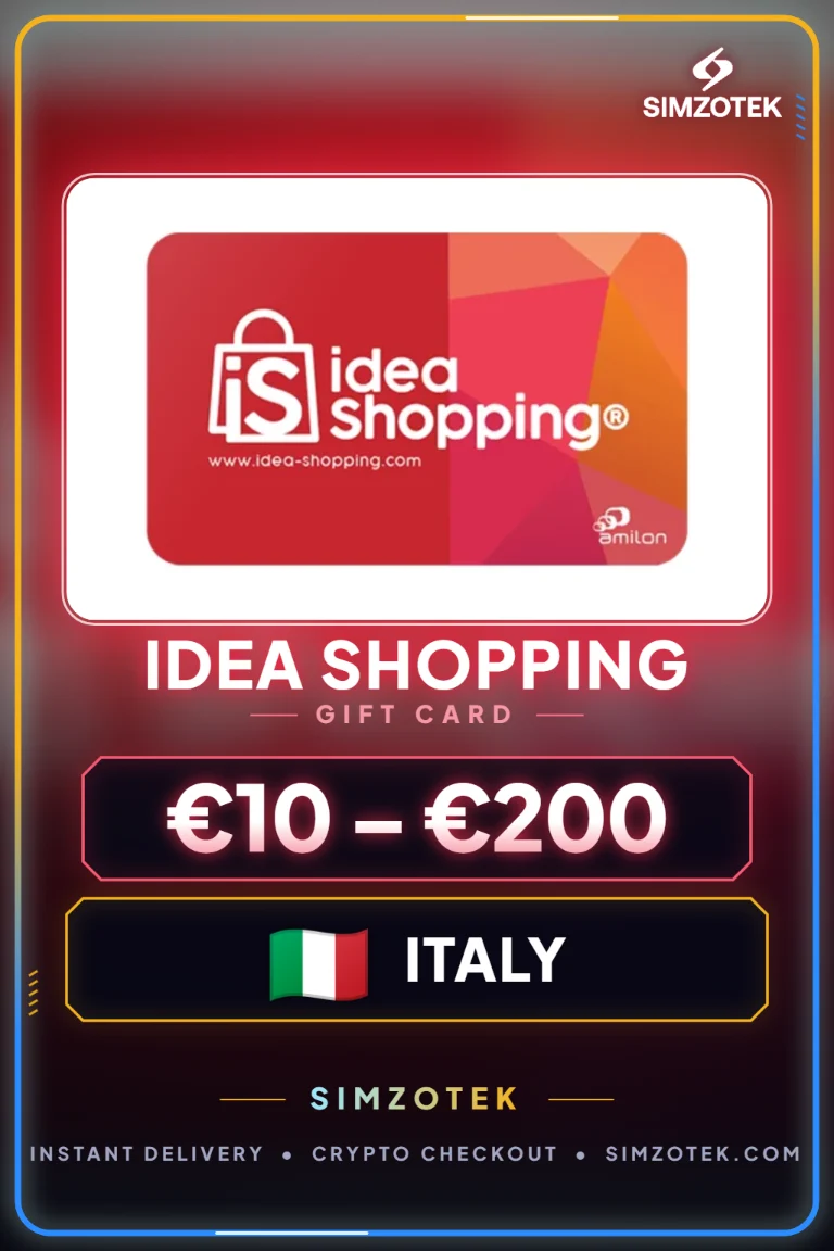 บัตรของขวัญ Idea Shopping (อิตาลี)