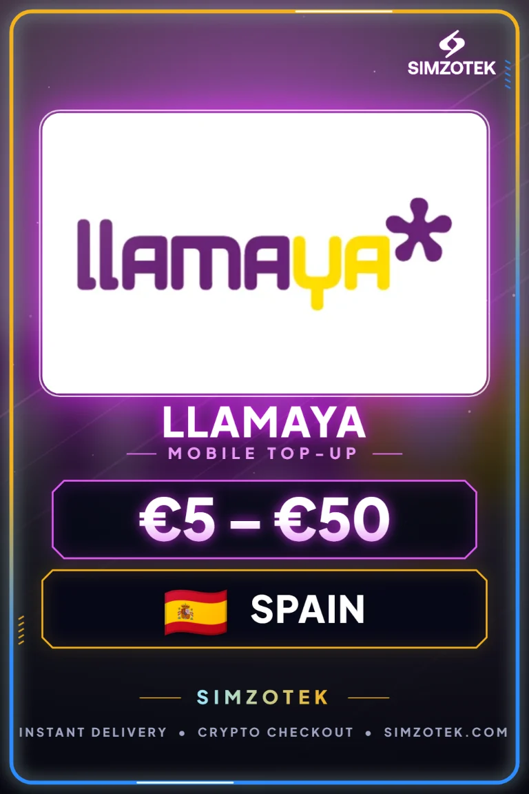 Llamaya Prepaid-Guthaben (Spanien)